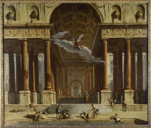 The Pool of Siloam, c.1711-16 (óleo sobre tela) de Marco Ricci