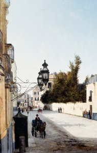 La Favorita em Portici (óleo sobre tela)
