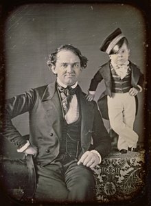 PT Barnum e General Tom Thumb de Marcus Aurelius Root