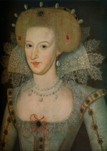 Ana da Dinamarca 1574-1619, rainha consorte do rei Jaime I, século XVII