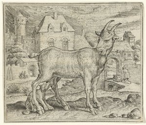 Fábula da Cabra e do Lobo Jovem de Marcus Gheeraerts (I)