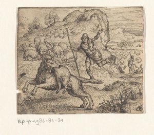 Fábula do rapaz que chorava lobo de Marcus Gheeraerts (I)