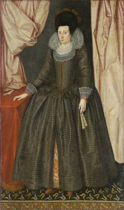 Retrato de uma mulher, por volta de 1610 (óleo sobre tela)
