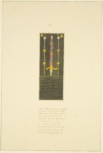 Tábua anteriormente colocada contra a Parede Norte de St Mary Redcliffe em comemoração do presente de Sir Robert Yeomans à paróquia (Robert Yeamans) (lápis e aguarela sobre papel) de Marcus H. Homes