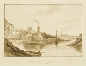 Olhando rio acima desde Mardyke com a Glasshouse Limekiln Lane de Marcus H. Homes