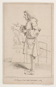 "O famoso Cavre delle Caricature". Retrato de Pier Leone Ghezzi (1674-1755)