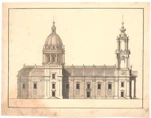 Mesma igreja, vista de lado de Marcus Tuscher