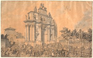 Arco triunfal para Francisco III de Lorena e Maria Teresa em sua entrada em Florença em 1739