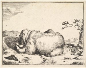 de The Set of The Bears, ca. 1664. de Marcus de Bye
