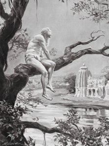 O fim de um longo e próspero reinado (litografia) de Margaret (after) Dovaston