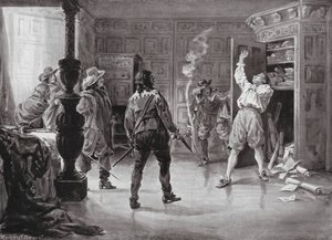 O assassinato do ministro espanhol pelos revolucionários portugueses de Margaret (after) Dovaston