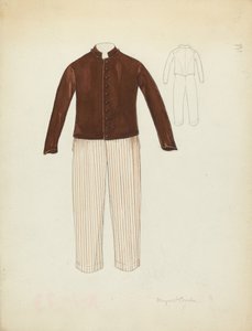 Calça e casaco de Margaret Concha