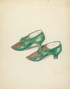 Sapatos de Mulher, c. 1940.