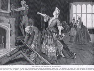 A Fúria da Duquesa de Marlborough, c.1910 (litografia)