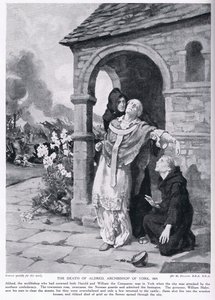 A morte de Aldred, arcebispo de York AD1069 de Margaret Dovaston