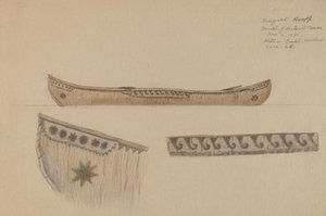 Modelo de canoa de Margaret Knapp