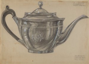 Chaleira de prata de Margaret Knapp