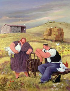 O galo enorme de Margaret Loxton