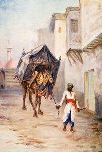 Condutor de camelos (litografia a cores)
