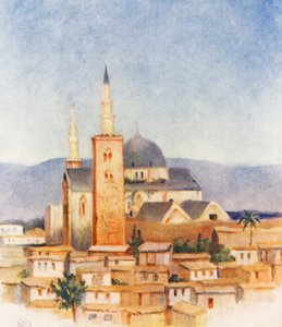 Grande Mesquita, Damasco (litografia a cores)