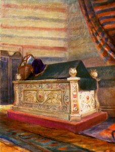 Túmulo de Saladino, Interior (litografia a cores)