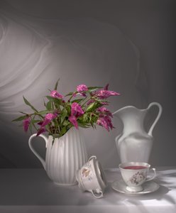 Flores para uma hora do chá elegante de Margareth Perfoncio