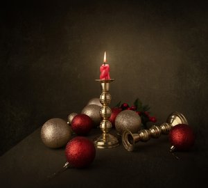 Vela festiva de Natal de Margareth Perfoncio