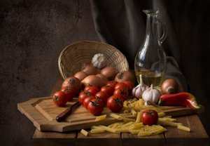 Ingredientes rústicos italianos
