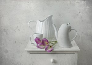 Natureza morta em estilo Shabby Chic