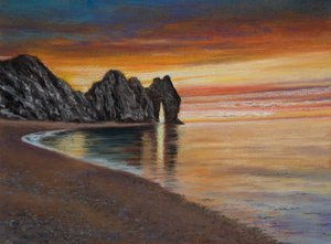 Porta Derdal. Dorset, 2020 (pastel)