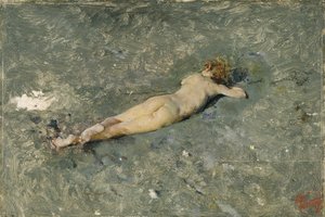 Nu na praia de Portici, 1874