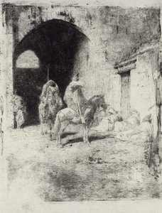 Guarda da Casbah em Tetuão de Marià Fortuny Marsal