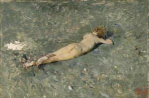 Nu na praia de Portici