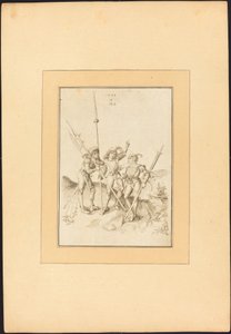 Três Lansquenets de Maria Catharina Prestel, after Albrecht Dürer