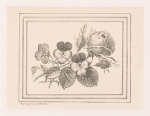 Rosas e violetas de Maria Geertruida de Goeje Barbiers