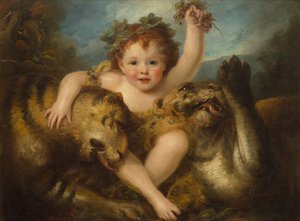 Retrato do Hon. George Lamb, como o Bacchus Infantil (óleo sobre tela)