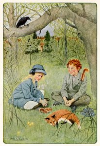 "Parecia dificilmente suportável deixar tais delícias" de The Secret Garden de Frances Hodgson Burnett (1849-1924)
