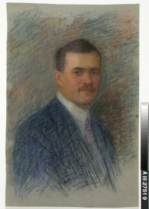 Retrato de um homem, estudo de Maria Wiik