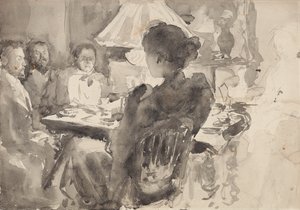 Após o jantar Conversa de Maria Yakunchikova