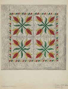 Colcha de berço de Marian Curtis Foster