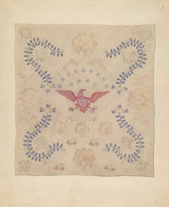 Colcha Águia e Estrelas de Marian Curtis Foster