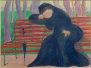 Viúva no banco de Marianne von Werefkin