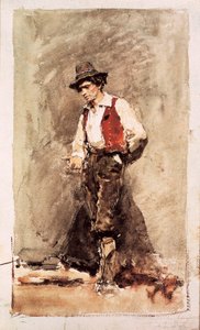 Calabriano. Aquarela de Mariano Fortuny (1838-1874). 1868. Barcelona. Museu Nacional de Arte da Catalunha.