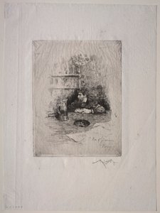 Retrato de Eduardo Zamaçois de Mariano Fortuny y Marsal