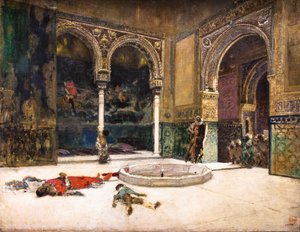 O Massacre de Abencerage, c. 1870 (óleo sobre tela)