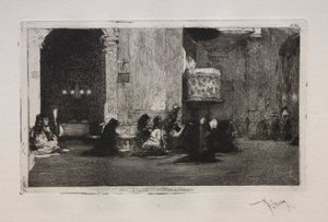 Igreja de São José em Madri. de Mariano José María Bernardo Fortuny y Carbó