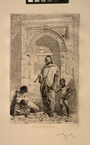 Família marroquina, 1862. de Mariano José María Bernardo Fortuny y Carbó