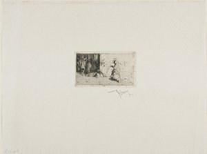 Uma rua em Sevilha de Mariano Fortuny y Marsal