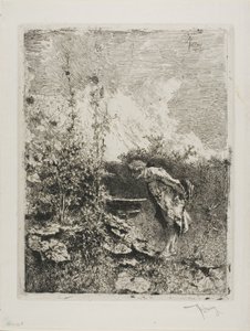 Amantes do jardim de Mariano Fortuny y Marsal