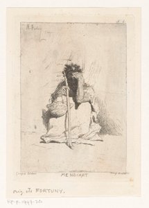 Mendigo sentado com cana
Mendiant (título sobre o objecto) de Mariano José María Bernardo Fortuny y Carbó